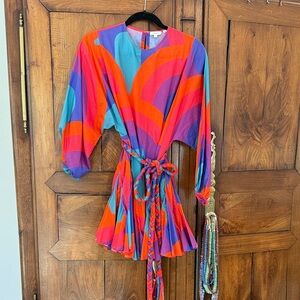 RHODE ELLA Dress with Geometric Design XS